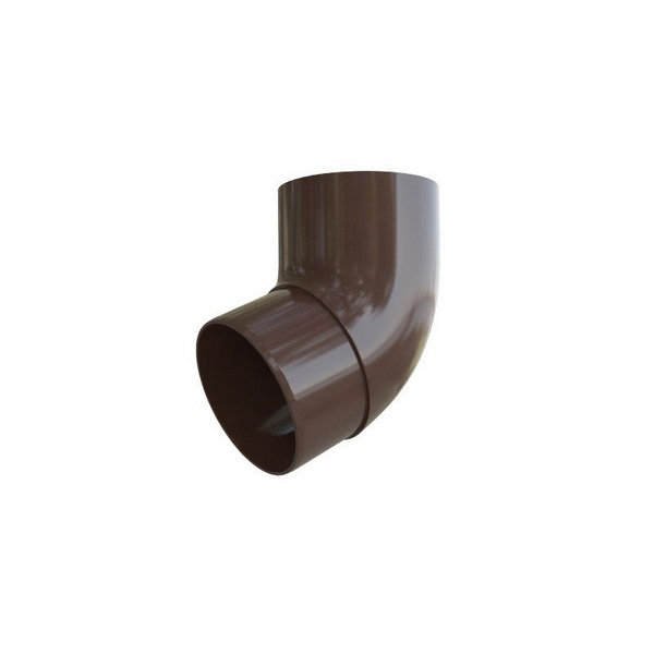 Водосток Альта-Профиль ПВХ – Колено 45 (коричневый) купить в Симферополe