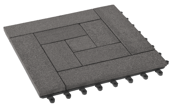 Модульный паркет ДПК GRINDERDECO Люкс 10 Серый базальт купить в Симферополe