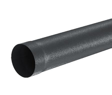 Водосток Aquasistem, Система 125/90 - Труба водосточная 1.00м RR 23 Маренго matt купить в Симферополe