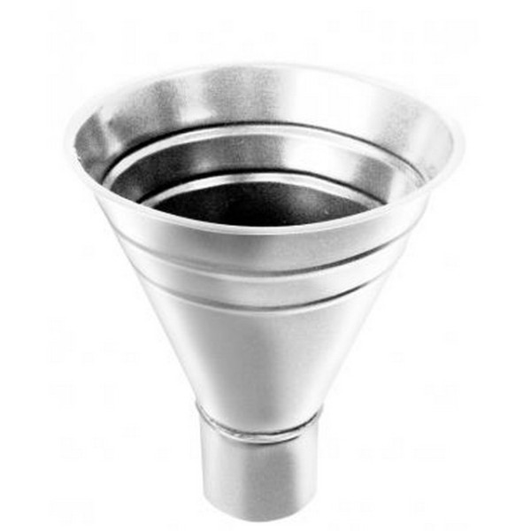 Водосток Grand Line 125x90 – Воронка водосборная RAL 9003 купить в Симферополe