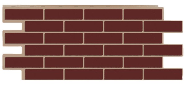Фасадная панель T-Сайдинг - Кирпич Модерн Коричневый купить в Симферополe