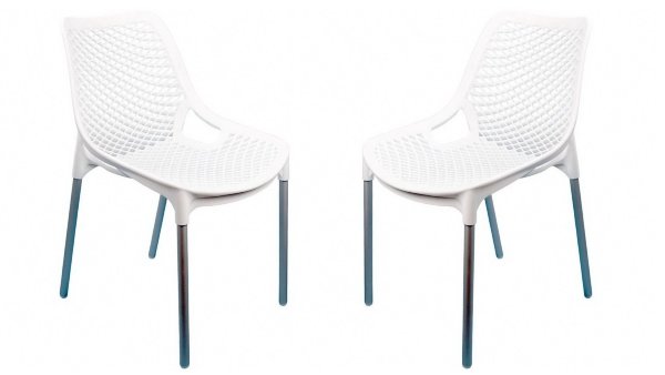 Стулья для уличных кафе белые купить в Симферополe