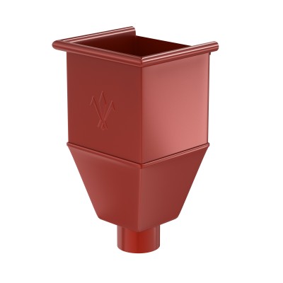 Водосток Aquasistem, система 150x100 - Воронка_водосборная удлиненая RR 29 Бургундский