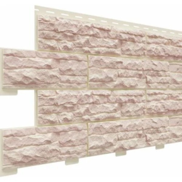 Фасадная панель Доломит Скалистый риф Люкс Жемчуг купить в Симферополe