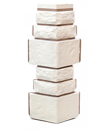 Угол T-Сайдинг-Дикий Камень Белый купить в Симферополe