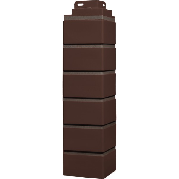 Угол Фасайдинг Серия «Кирпич клинкерный» Жженный купить в Симферополe