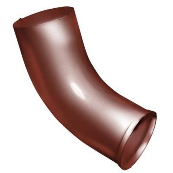 Водосток Grand Line 125x90 – Колено сливное RAL 8004 купить в Симферополe