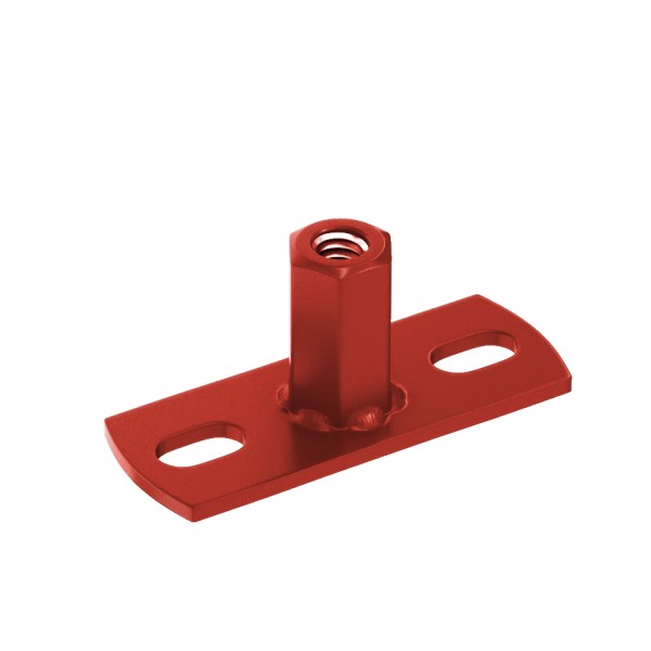 Водосток Aquasistem, система 150x100 - Держатель для хомута под метиз RR 29 Бургундский купить в Симферополe