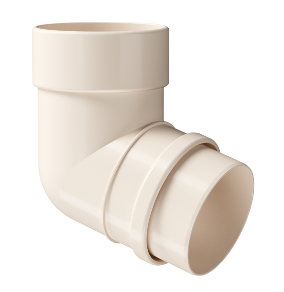 Колено 72˚ Docke Lux ПВХ Латте купить в Симферополe