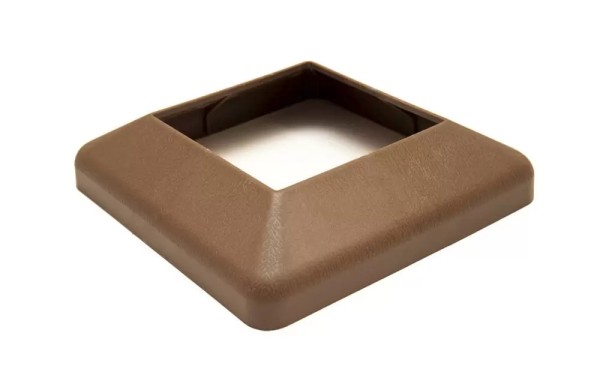 Крышка нижняя ПВХ для столба Deckart 100х100 Шоколад купить в Симферополe