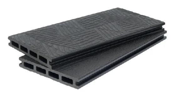 Террасная доска ДПК POLIVAN GROUP 3D+3D NEW пустотелая двухсторонняя DENPASAR Чёрный купить в Симферополe