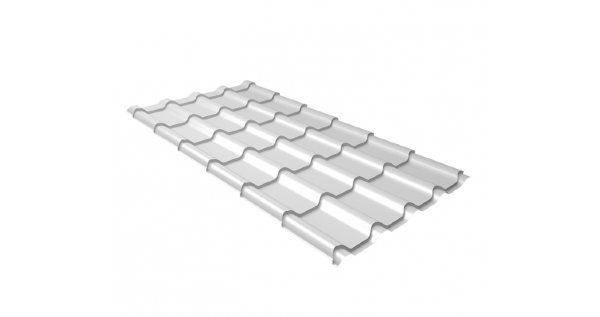 Металлочерепица камея GL 0,5 Quarzit RAL 9003 сигнальный белый купить в Симферополe