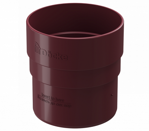 Муфта соединительная ПВХ Docke STANDART красный купить в Симферополe