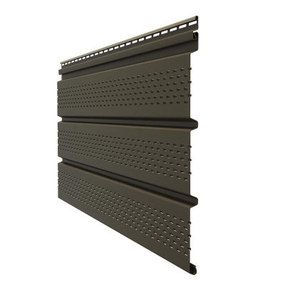 Софит перфорированный коричневый