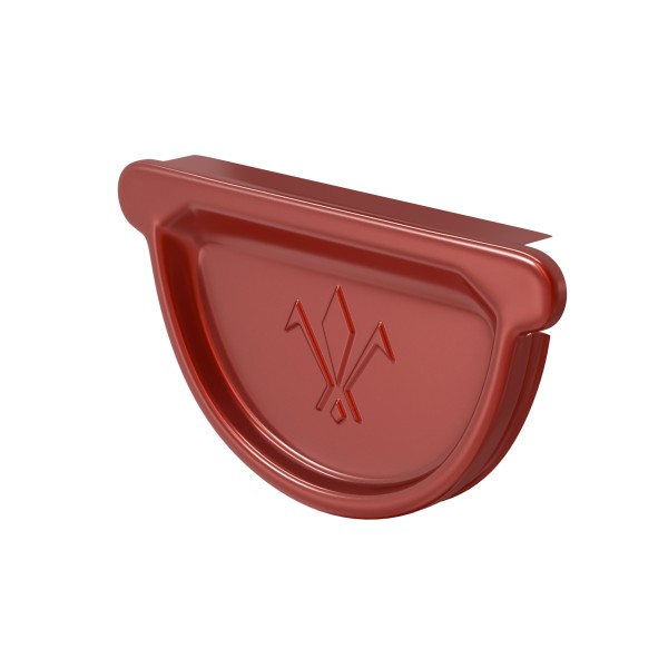 Водосток Aquasistem, система 150x100 - Заглушка универсальная с резиновым уплотнителем RR 29 Бургундский купить в Симферополe