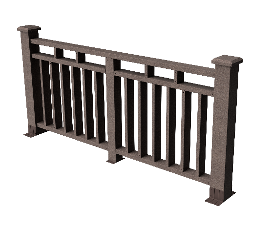 Ограждения декоративное ДПК GRINDERDECO Европа венге купить в Симферополe