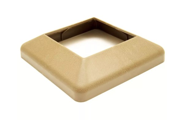 Крышка нижняя ПВХ для столба Deckart 125х125 Орех купить в Симферополe