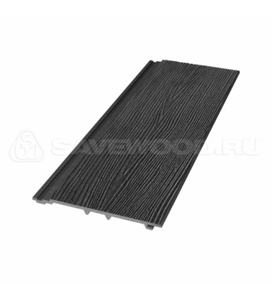 Сайдинг из дпк savewood sw-cedrus радиальный распил черный