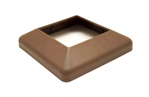 Крышка нижняя ПВХ для столба Deckart 125х125 Шоколад купить в Симферополe