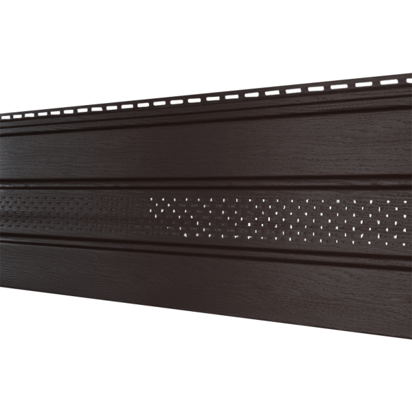 Софит Ю-Пласт Классический, перфорация по центру коричневый купить в Симферополe