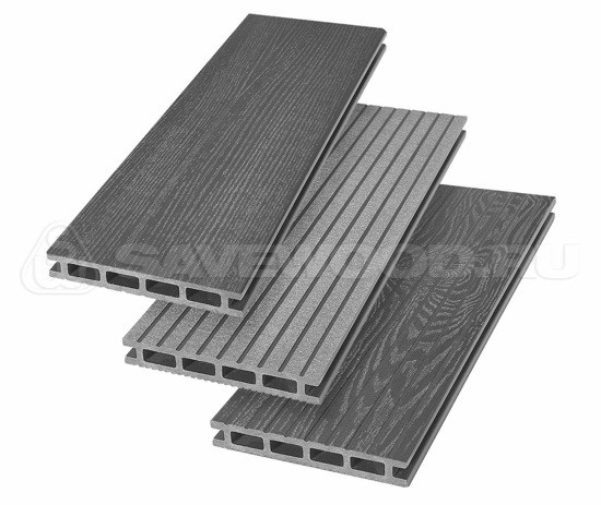 Террасная доска из ДПК SW Carpinus (R) — двухсторонняя графит купить в Симферополe