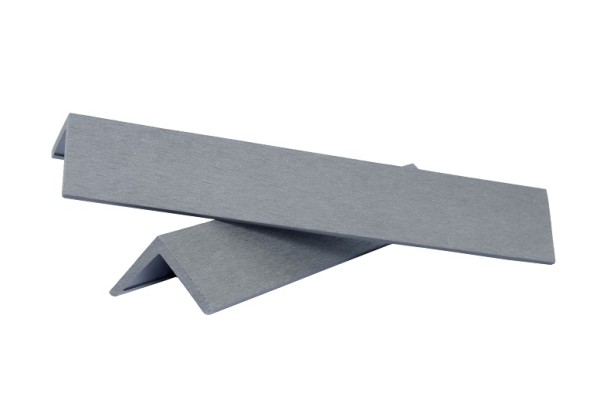 Уголок ДПК завершающий шлифованный SINGARAJA серый купить в Симферополe