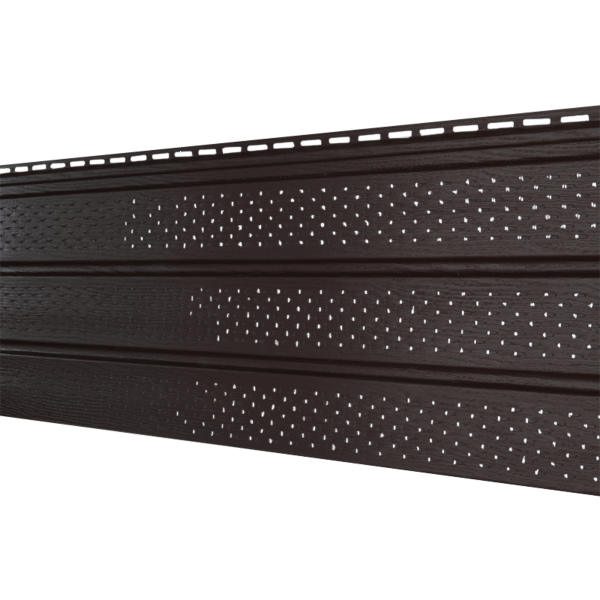 Софит Ю-Пласт Классический, бс полной перфорацией коричневый купить в Симферополe