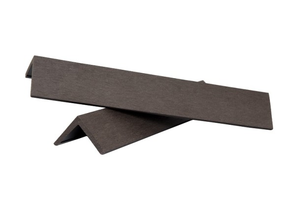 Уголок ДПК завершающий шлифованный SINGARAJA тёмно-коричневый купить в Симферополe