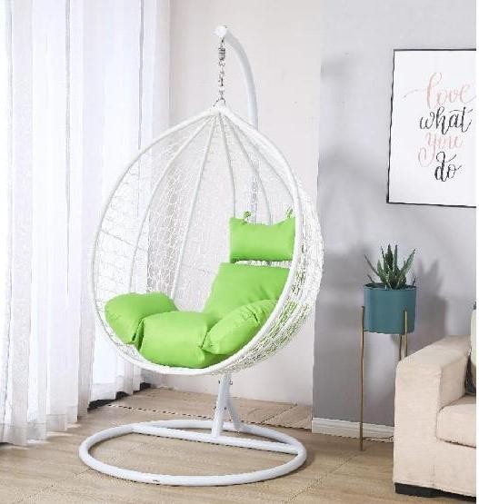 Кресло Подвесное из искусственного ротанга AFM-218B White купить в Симферополe