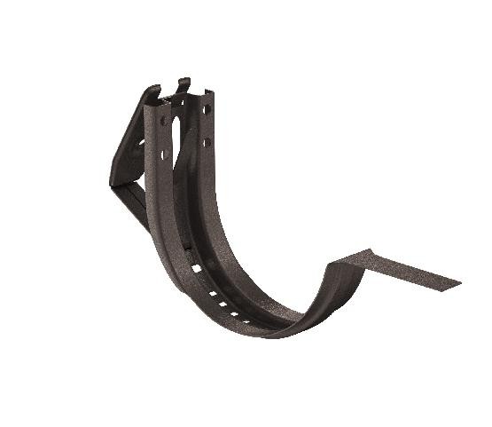 Водосток Aquasistem, Система 125x90 - Крюк крепления желоба короткий регулируемый RR 32 Тёмно-коричневый matt купить в Симферополe