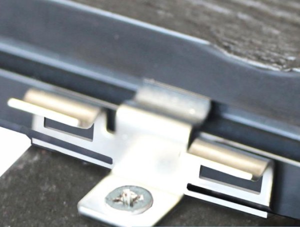 Кляймер промежуточный KRONEX № 7 для каркаса из металлопрофиля и лаги ДПК (упак100 шт) купить в Симферополe