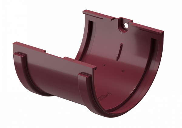 Соединитель желобов ПВХ Docke STANDART красный купить в Симферополe