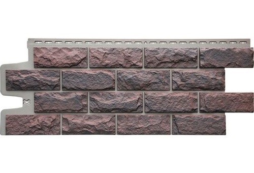 Фасадные панели Grand Line Колотый Камень Кофе, Шов тёмно-бежевый купить в Симферополe