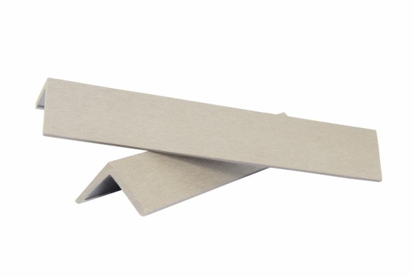 Уголок ДПК завершающий шлифованный SINGARAJA белый купить в Симферополe