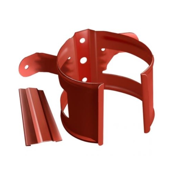 Водосток Grand Line 125x90 – Хомут трубы (на дерево) RAL 8004 купить в Симферополe