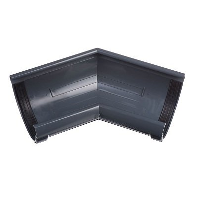 Угол желоба универсальный 135° Docke Lux ПВХ - Графит купить в Симферополe