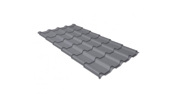 Металлочерепица камея 0,5 Satin RAL 7004 сигнальный серый купить в Симферополe