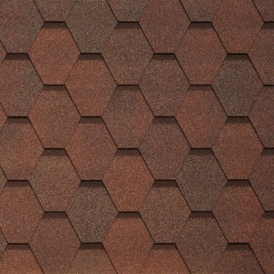 Гибкая черепица Tegola VENETO nocciola 418