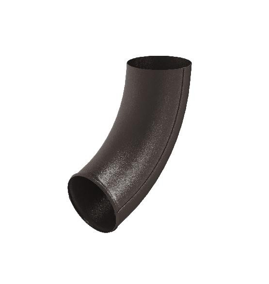 Водосток Aquasistem, Система 125x90 - Отвод трубы RR 32 Тёмно-коричневый matt купить в Симферополe