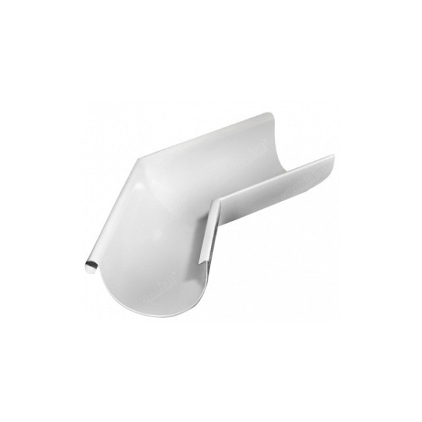 Водосток Grand Line 125x90 – Угол наружный 135° RAL 9003 купить в Симферополe