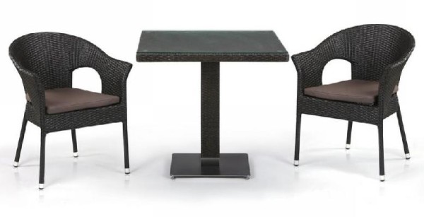 Комплект плетеной мебели AFINA из иск. ротанга T605SWT/Y79A-W53 Brown 2Pcs купить в Симферополe