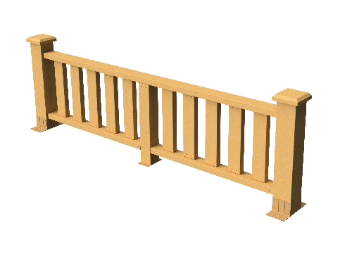 Ограждения декоративное ДПК GRINDERDECO  Эрес песчаник купить в Симферополe