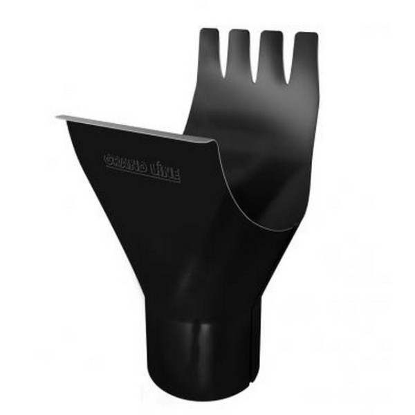 Водосток Grand Line 125x90 – Воронка желоба RAL 9005 купить в Симферополe