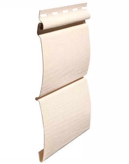 Виниловый сайдинг fineber (файнбер) - серия blockhouse (блокхаус) "бревно", слоновая кость купить в Симферополe