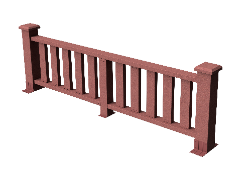 Ограждения декоративное ДПК GRINDERDECO  Эрес мербау купить в Симферополe