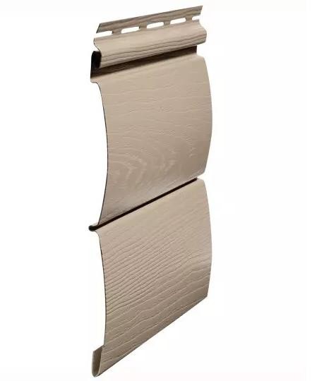 Виниловый сайдинг fineber (файнбер) - серия blockhouse (блокхаус) "бревно", сандал купить в Симферополe