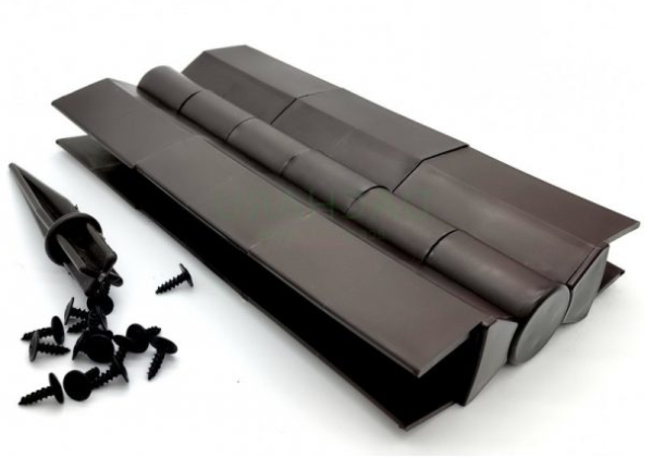 Угловой (стыковочный) шарнир для грядкок ДПК 225мм чёрный купить в Симферополe