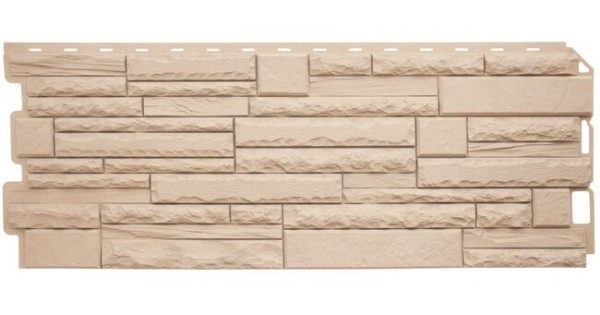 Фасадная панель Альта-Профиль Скалистый камень ЭКО Кремовый купить в Симферополe