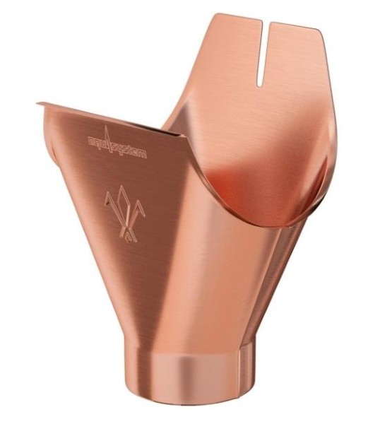 Водосток Aquasistem, система 150/100 - Воронка желоба медная купить в Симферополe