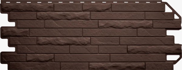 Фасадная панель Цокольный сайдинг Альта-профиль Кирпич-Антик ЭКО Коричневый купить в Симферополe